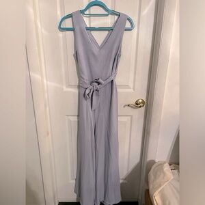 Lush blue periwinkle color tank top jumpsuit